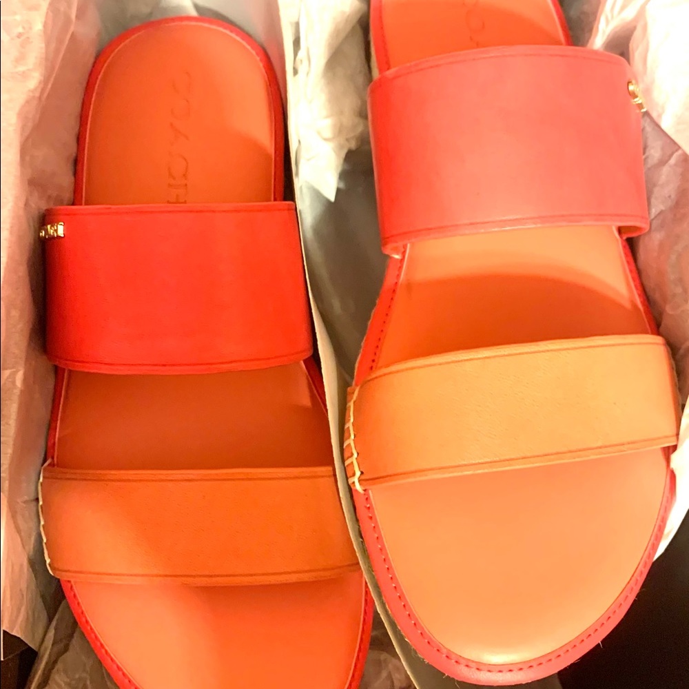 NWT Coach Slip On Sandal